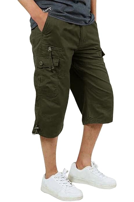 FASKUNOIE Men's Casual Shorts Relaxed 