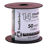 ワイヤ14 AWG thhn-strグリーン50 ft