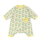 （プチジャム）Petitjam 春の2柄NEWカバーオール出産祝い/ベビー/女の子 50-60 イエロー