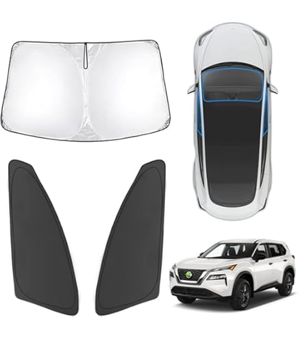 TINGLU Window Shades For Nissan Rogue Sport(Not For Rogue) 2017-2024 Accessories Car Side Full Windows Rear Triangular Windshield Sun Shade Sun UV Rays & Privacy Protection For Camping,Napping 8PCS