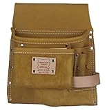 Heritage Leather 423R 5-Pocket Professional Moccasin Leather Nail and Tool Bag [並行輸入品]