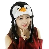 子供可愛い帽子 耳当て付き キッズ 子供 帽子 冬帽子 防寒帽 ふんわり 保温 暖かい ファー帽子 ぼうし 男の子 女の子 幼児 赤ちゃん 冬小物 ウサギ イヌ ペンギン アニマル キャラクター 動物