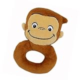 キュリアスジョージ(おさるのジョージ) グッズ ぬいぐるみガラガラ ラトル ひとまねこざる 絵本 サル pzk-7405