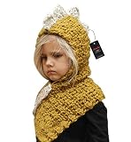 Sumoluxベビーキッズ冬暖か恐竜ニットハットfor 3 – 10t イエロー