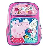 Peppa Pig Girls 16' School Book Backpack Bag - Pretty Flutter [並行輸入品]