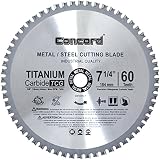 Concord Blades MCB0725T060HP 7-1/4-Inch 60 Teeth TCT Ferrous Metal Cutting Blade [並行輸入品]
