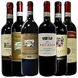 キャンティ6種飲み比べセット ソムリエ厳選 イタリア赤ワイン 750ml×6