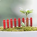 Ochine　ドールハウス　フェンス　ミニチュア 木製フェンス　ガーデン 装飾品　デザイン小物　アクセサリー　雑貨　鉢植えの装飾　庭の装飾　室内の装飾　癒し　マイクロ　20個セット　11色が選べる