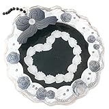 アクリル缶バッジケース【ケーキ】缶バッジ収納 ディスプレイ 57mm 黒 ブラック