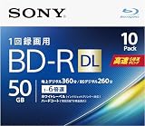 ソニー ビデオ用ブルーレイディスク 10BNR2VJPS6(BD-R 2層:6倍速 10枚パック)
