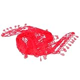 Lovoski 赤ちゃん　ベビー　レース　ブランケット　毛布　敷物 　ラップ　写真用毛布　装飾　全9色 - レッド