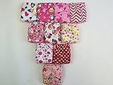 Pocket Cloth Diapers with 20 Inserts (2 Inserts Per Diaper)-girl Pack by Happy Flute