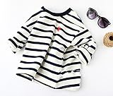 （ AngelKids ）細め ボーダー 長袖 Ｔシャツ ワンポイント ベビー キッズ ジュニア 1 (140?) …