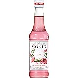 MONIN(モナン) ローズ シロップ 250ml 【プロ バーテンダー と バリスタ に愛される カクテル / モクテル のノンアルコール割り材】【常温保存】 ローズ250ml