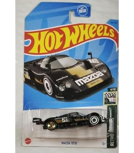 Amazon | Hot Wheels Mazda 787B, Retro Racers 4/10 [red] 28/250