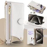 QANKISIS for Motorola Moto G66j 5G ケース 手帳型 財布型カバー モトローラG66j 5g 携帯カバー マグネット留め 鏡付き 銭入れ マグネット式 化粧鏡 カード収納 斜めがけ ストラップ 首掛け PUレザー 肩掛け 横置きスタンド機能 携帯カバー 全面保護 ファッション 6.7インチ（ピンク）