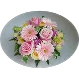 京都 木村花店　ピンクとオレンジの色合い アレンジメント Peach Candy