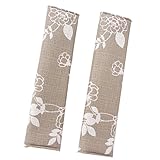 ココトリコ（cocotorico） シートベルトカバー 2個セット コクリコ柄 【コクリコ×ベージュホワイト】