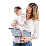 Vrbabies ベビーキャリー ヒップシート チェアベルト ウエスト キャリー ベルト 抱っこ紐 (靑い)