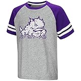 TCUテキサスクリスチャンラグランTee Youth野球シャツ YTH (6-7)