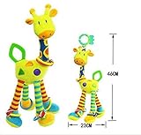 Lovely Animal Handbells Developmental Toy Bed Bells Kids Baby Soft Toys Rattle by New