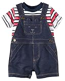 カーターズ Carter's 正規品,半袖Tシャツ,オーバーオール,セット☆デニム☆ (6M（65-70cm))