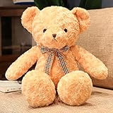 yousyu ぬいぐるみ テディベア くま ぬいぐるみ tedbear クリスマス プレゼント お誕生日 ぬいぐるみ 手触りふわふわ 動物ぬいぐるみ 抱き枕 女性ギフト 贈り物 (80cm, イエロー)