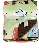 Big Oshi Super Soft Baby Blanket, Green by Big Oshi