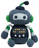 Finn + Emma ガラガラ バディー オーガニックコットン ニット 男女赤ちゃん用 マルチカラー B03-0900b
