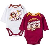 NFL Cleveland Browns LLC長袖ボディスーツ( 2パック) レッド