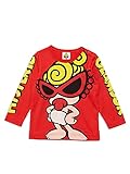 (マイファーストヒステリック) MY FIRST HYSTERIC エンジェルコット裏毛　MINI＆袖ロゴプリント 長袖Tシャツ 90cm レッド