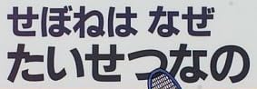 児童書「せぼねは なぜ たいせつなの」で使われている【ゴナ】