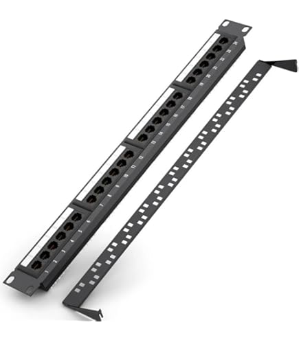 Amazon.co.jp: 日本製線 Cat.6A用 パッチパネルキット RMPPH24BK-6AKIT