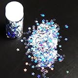 ホログラムフレーク　レインボー（スター）大きさ　約3ｍｍ 2g