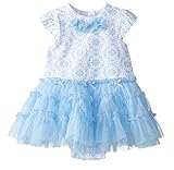 Little Me Girls 'チュチュPopoverドレス( 3 m、ブルー/ホワイト)