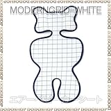エアーベビーカーシート(ライナー) grid-white チャイルドシート エアー ベビーカーシートベビーカー 保冷シート