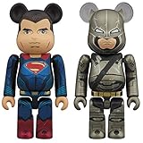 BE@RBRICK ベアブリック SUPERMAN & ARMORED BATMAN 2 PA...