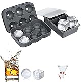2枚 製氷皿 フタ付き製氷器 可愛いアイストレー 角形 丸氷アイスキューブ 取り出しやすい製氷機 お茶 お酒 お菓子 アイスクリーム 耐久性
