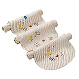 3PCSコットンベイビースウェット吸収性タオル6層カーキースウェットウィッキングパッドビブズ19*39CM-A01