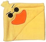 Too Tough Duck Yellow Hooded Towel, Babies and Toddlers, 100% Cotton by Muchas Smooches Baby Goods