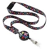 ホープIDアベニューリボンIDストラップのBooJeeビーズリボン BooJee Beads Ribbons of Hope ID Avenue Ribbon ID Lanyard