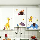 Zooyoo 1 x漫画の動物子供壁デカール装飾ベビールームの漫画ウォールステッカーThe Little部屋装飾60 cm * 90 cm
