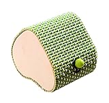 緑の創造的な愛の5つの部分カラフルなパターン竹のカーテンジュエリーボックス