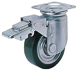 ヨドノ 重荷重用ウレタン車付自在車ブレーキ付 YRJMB100