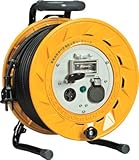 [1055097]ハタヤ　三相２００Ｖ型ブレーカーリール　３．５スケア電線　３０ｍアース付　２０Ａ BL332M