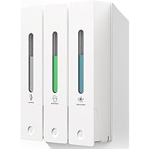 シャンプーボトル 3室 壁掛けタイプ 各400ML シャンプー・コンディショナー Amazon.co.jp: シャンプーボトル 3室｜壁掛けタイプ 各400ML