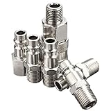 ILS - 10 pieces EU 1/4inch Male/Female BSP Adapter Quick Coupling Hose