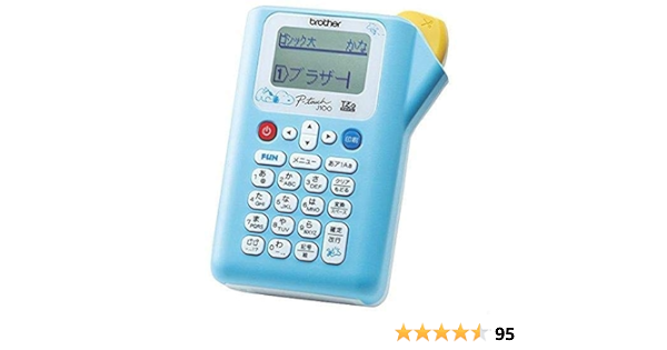 Amazon Co Jp ブラザー工業 ラベルライター P Touch J100 スヌーピーライトブルー Pt J100sl 文房具 オフィス用品