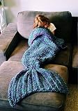Handmade Baby Crochet Mermaid Tail Blanket 1Pc./Color Random by The Day the Crayons Quit