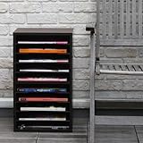 どんな書類もバッチコイ GJ(頑丈)えーよんラック 日本製 完成品 (木目調ダークブラウン)